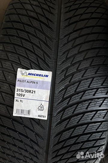 Michelin Pilot Alpin 5 315/30 R21 и 275/35 R21 105V