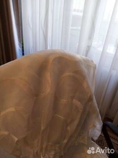 Занавески тюль б/у