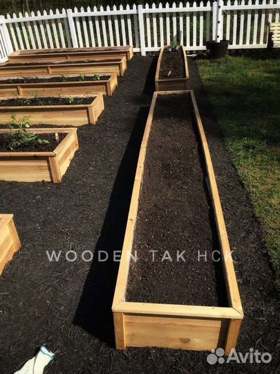 Высокие грядки ярусные деревянные тёплые