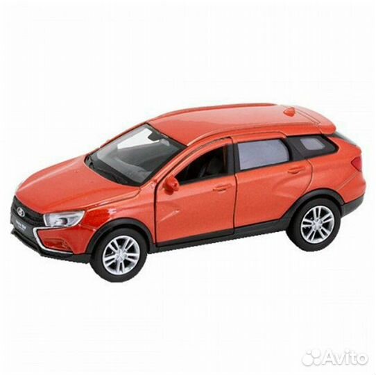 Модель LADA Vesta SW Cross оранжевая Welly 43763