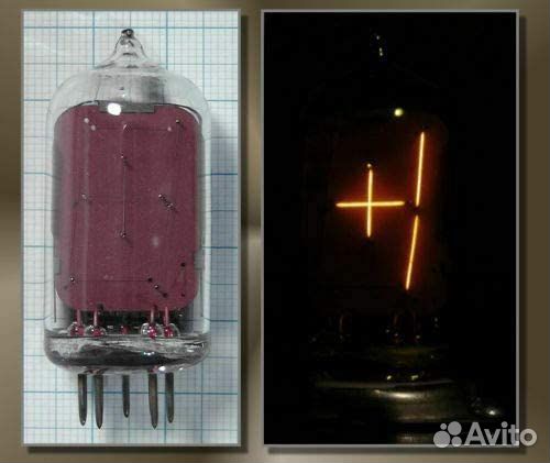 Индикаторные радиолампы А-108 ив-14 ин-19В ив-12