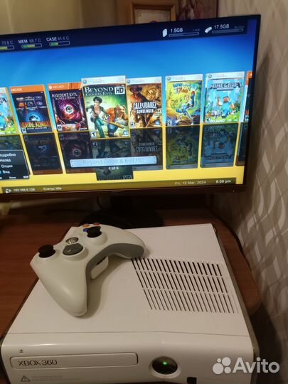 Xbox 360 slim freeboot 500 gb