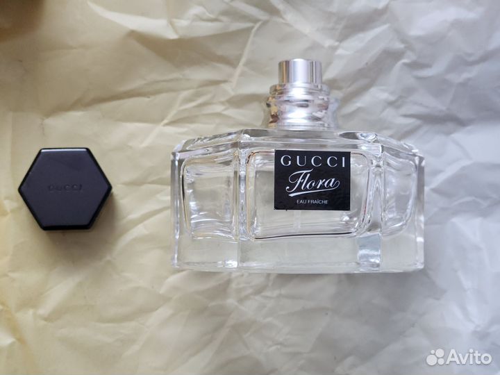 Пустой флакон gucci flora eau fraiche