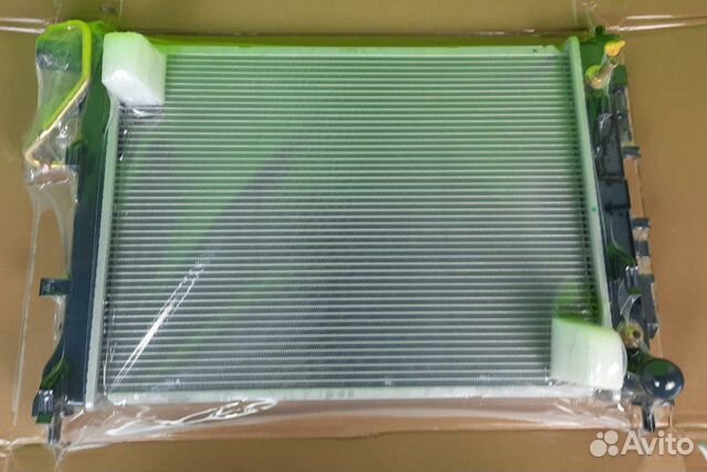 Радиатор охлаждения Солярис 17 Рио 17 пластинчатый
