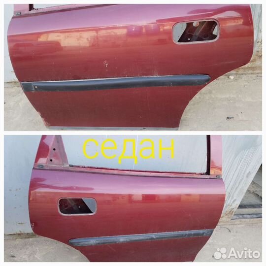 Дверь задняя opel vectra B