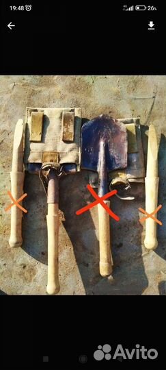 Малая пехотная лопата СССР в чехле (мпл-50)