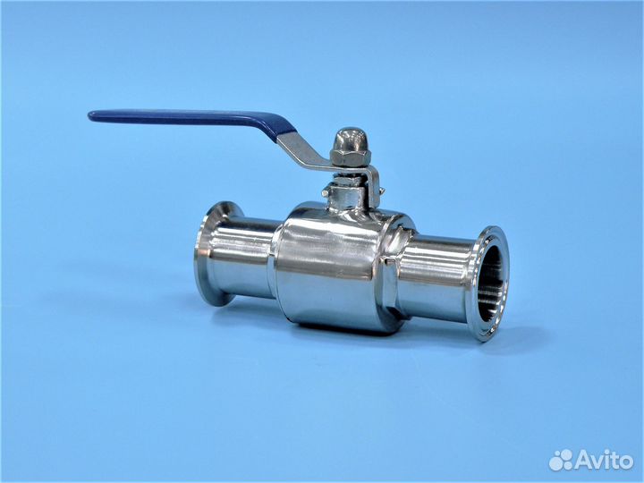 Шаровый кран кламп 1,5, нержавеющая сталь