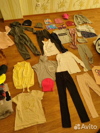 Вещи пакетом на девочку 128-134