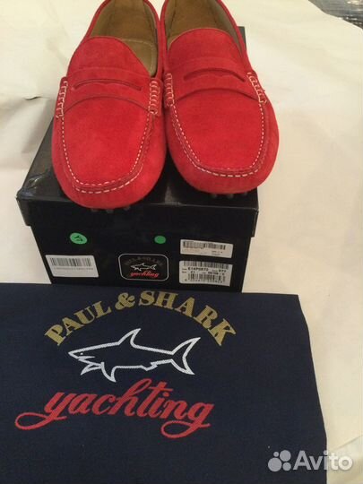 Мокасины Paul & Shark оригинал 41р