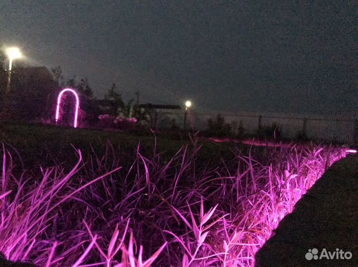 Гибкий неон 220v RGB