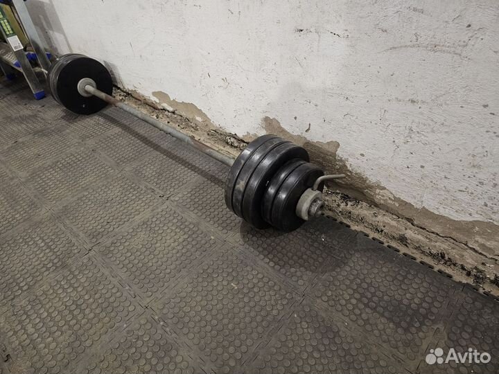 Штанга с блинами