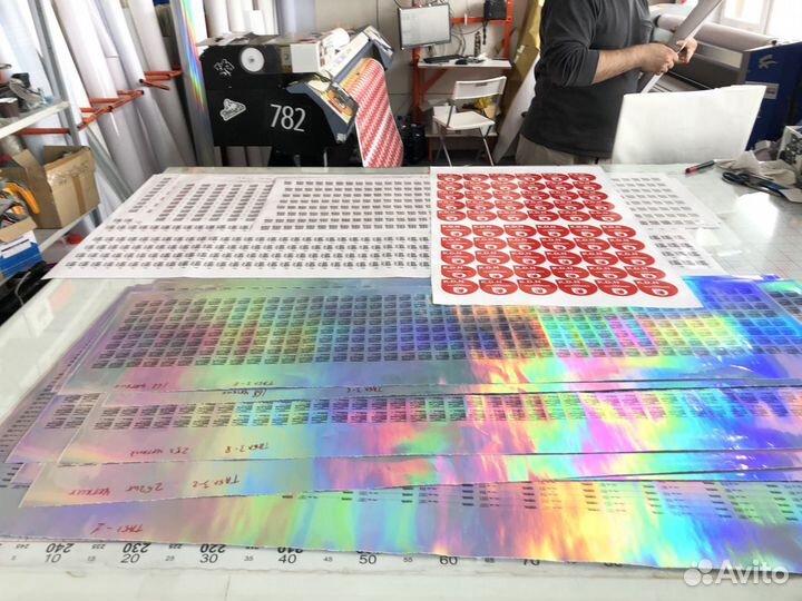 Пленка голография, для печати и резки