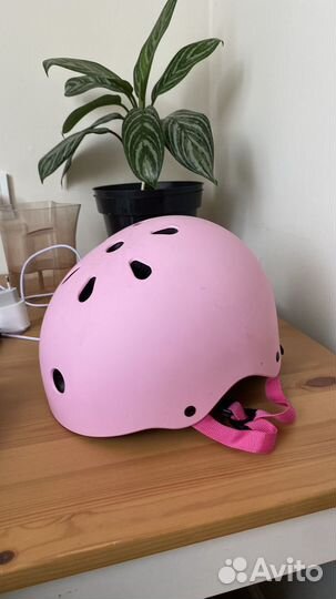 Шлем детский розовый