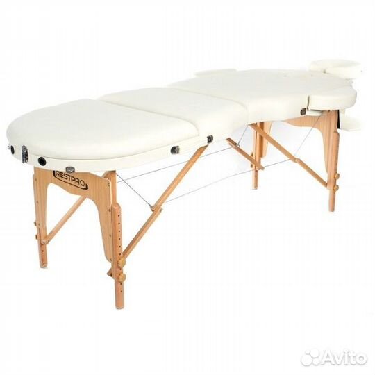 Складной массажный стол Restpro Vip Oval 3 Cream
