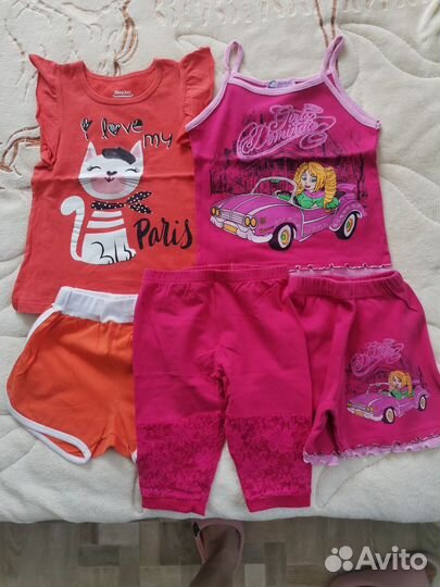 Одежда для девочки, рост 98-104,пакетом