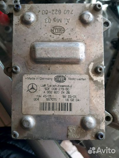 Блок на фару мерседес