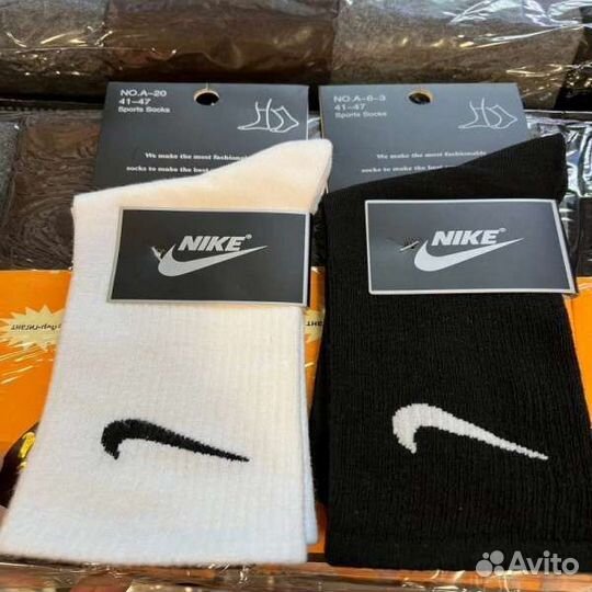 Носки nike высокие