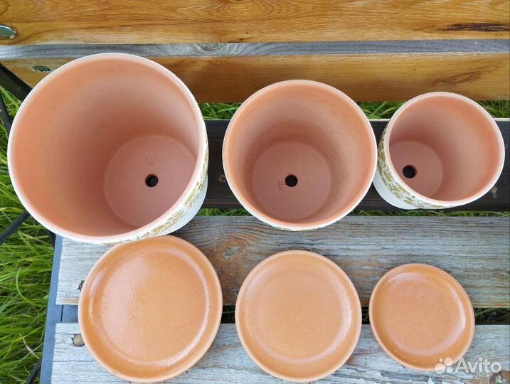 Керамические горшки для цветов