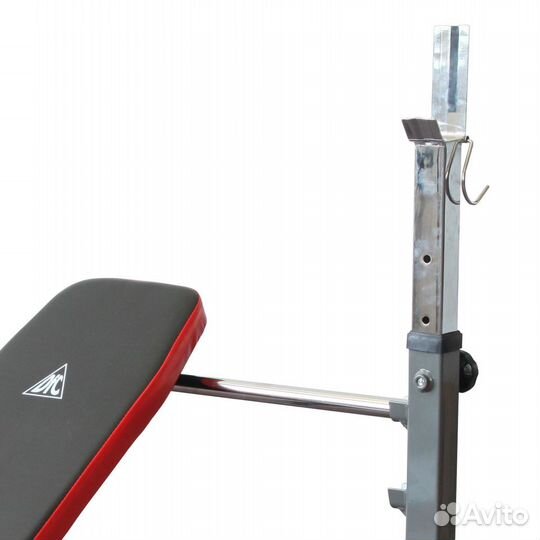 Скамья под штангу Силовая со стойками DFC D3701