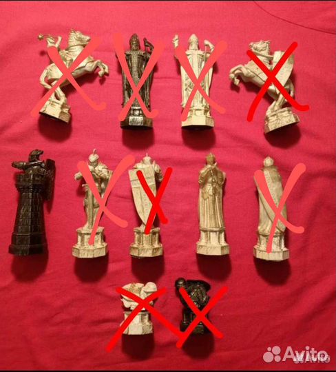 Фигурки из шахмат Гарри Поттер