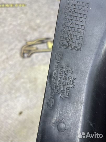 Накладка Кожух защитный замка двери Солярис Рио 3