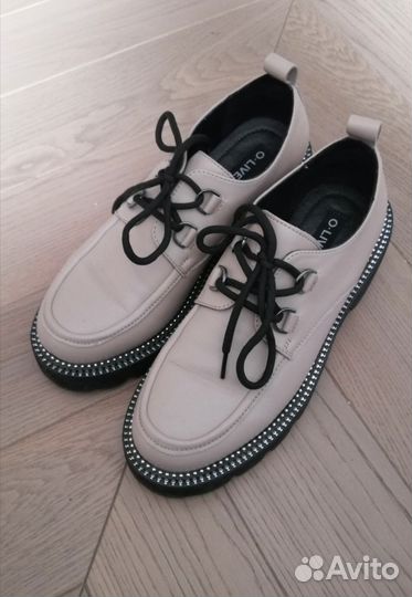 Полуботинки натуральная кожа 40