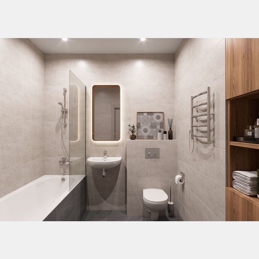 2-к. квартира, 51,6 м², 15/17 эт.