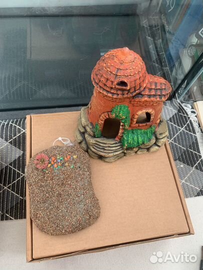 Аквариум для рыб/черепахи 140л с комплектующими