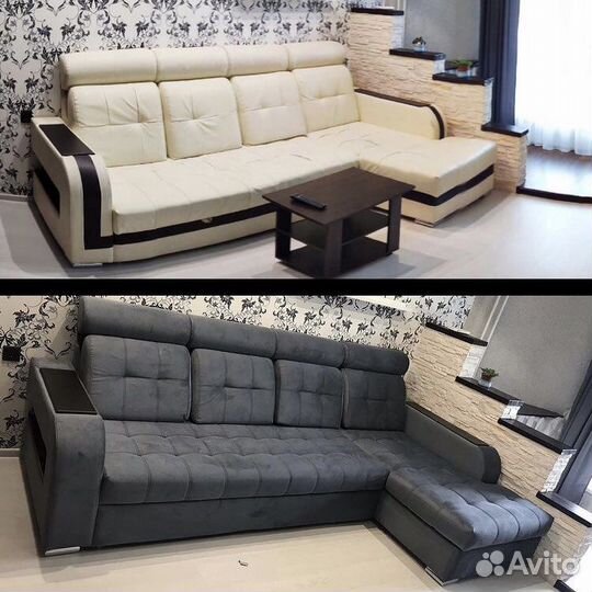 Перетяжка обивка ремонт мягкой мебели