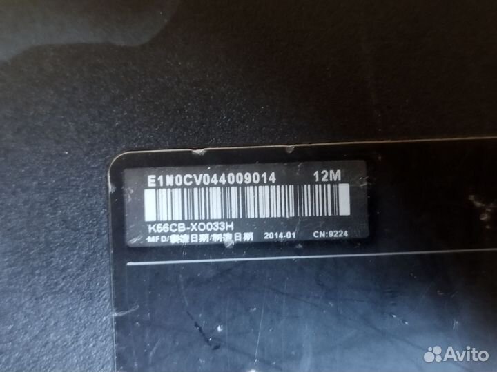 Ноутбук Asus k56cb