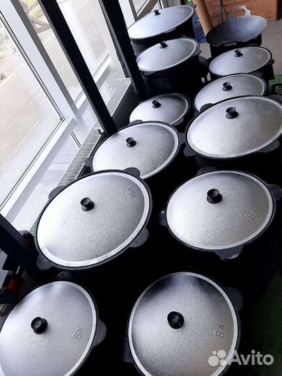 Казан чугунный,ляганы, саджи, мангалы,шампуры