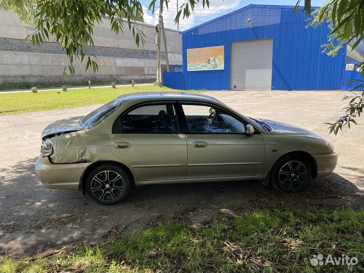 Kia Spectra 1.6 МТ, 2008, битый, 164 000 км