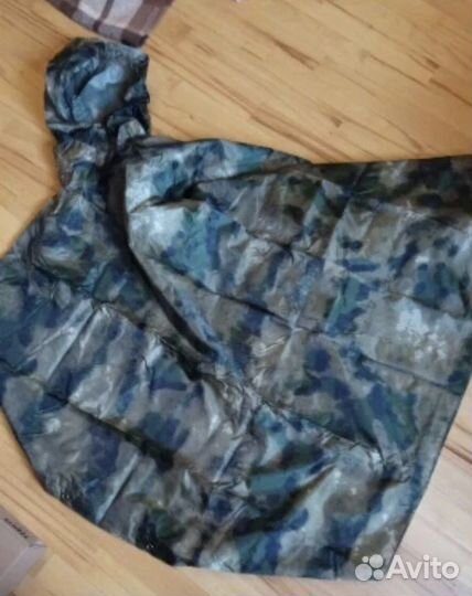 Новое камуфляжное пончо дождевик тактическое