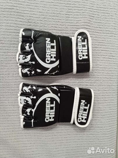 Перчатки для смешанных единоборств mma green hill