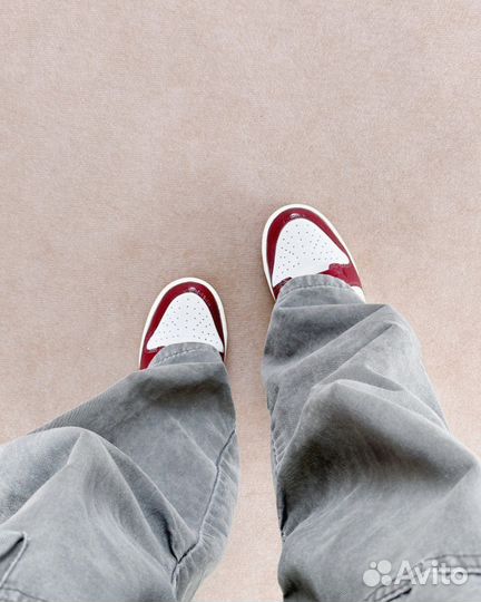 Nike Dunk Low Team Red Croc Оригинал