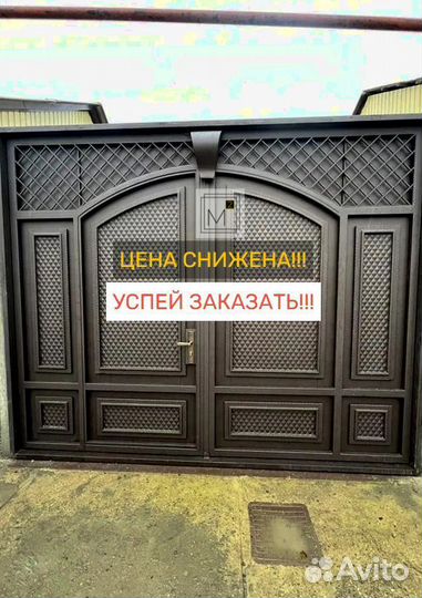 Ворота в Карабудахкенте лофт на заказ