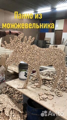 Панно из можжевельника, изготовим по вашим размера