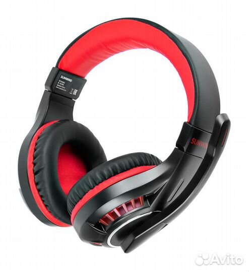 Игровые наушники sunwind микрофон и подсветка