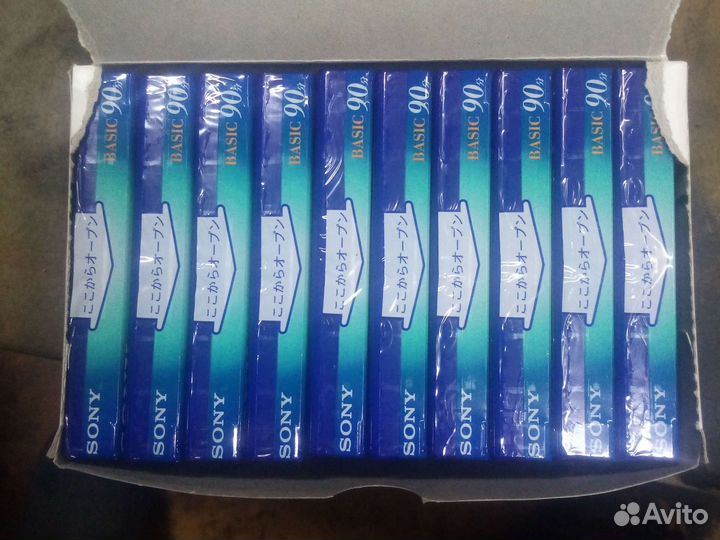 Аудиокассеты sony япония 10 штук