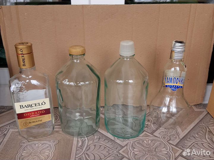 Бутылки из под коньяка Франция и другие