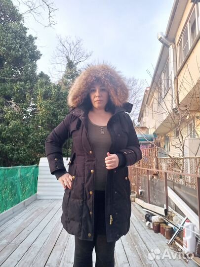 Куртка пуховик женский 48