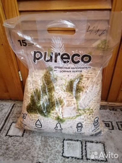 Наполнитель для туалета Pureco для животных