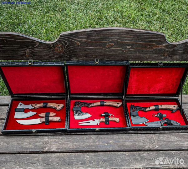 Топор нож подарочный футляр (Арт.92989)