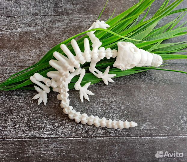 Скелет крокодила подвижный