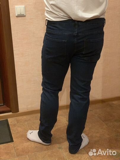 Джинсы мужские удобные слегка тянутся 34