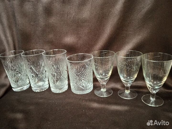 Стопки, рюмки, бокалы СССР