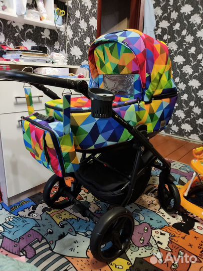 Коляска 2 в 1 adamex reggio