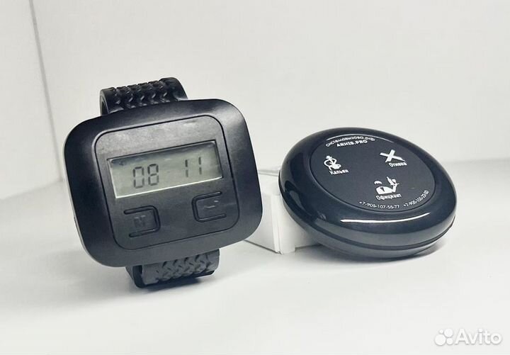 Комплект: часы официанта, кнопка вызова официанта