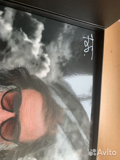 Коллекционный бокс с пластинкой и автографом бг