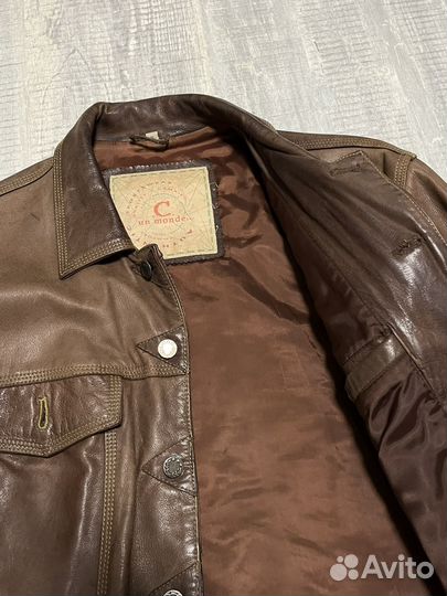 Кожаная куртка мужская